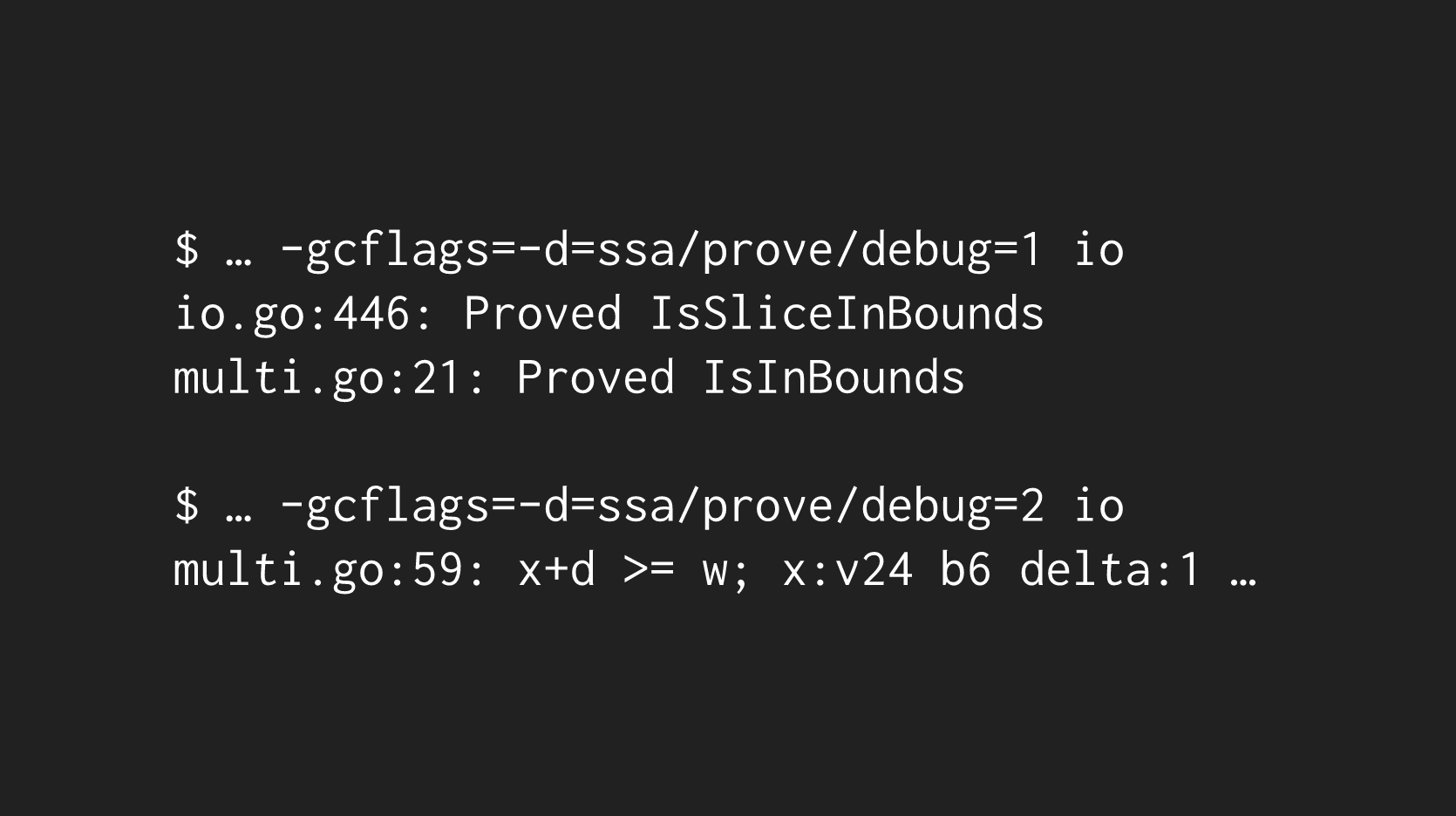 compiler bounds check