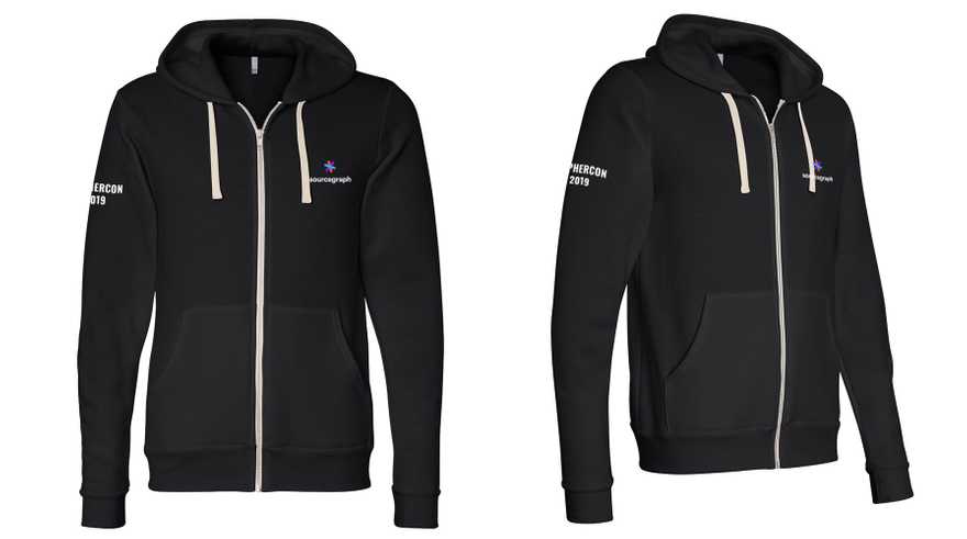 Sourcegraph GopherCon hoodie